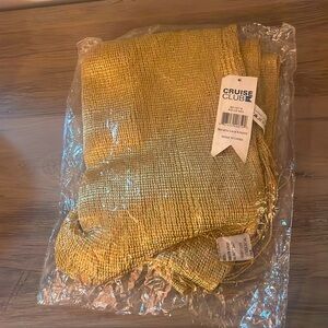 Cruise‎ Club Metallic Lace Kimono NWT
